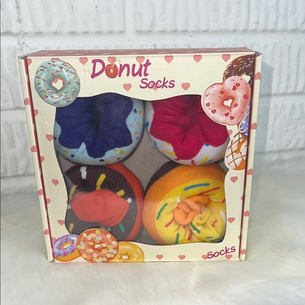 Colorful Donut Socks Set - Picture 1 of 2